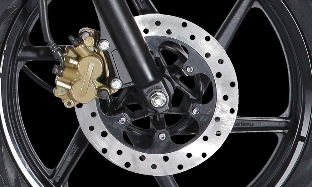 Bajaj Pulsar 150cc Twin Disk Motorcycle Dual Disk Braking System Bajaj Pulsar 150cc Twin Disk Motorcycle Tyre and Brake Features