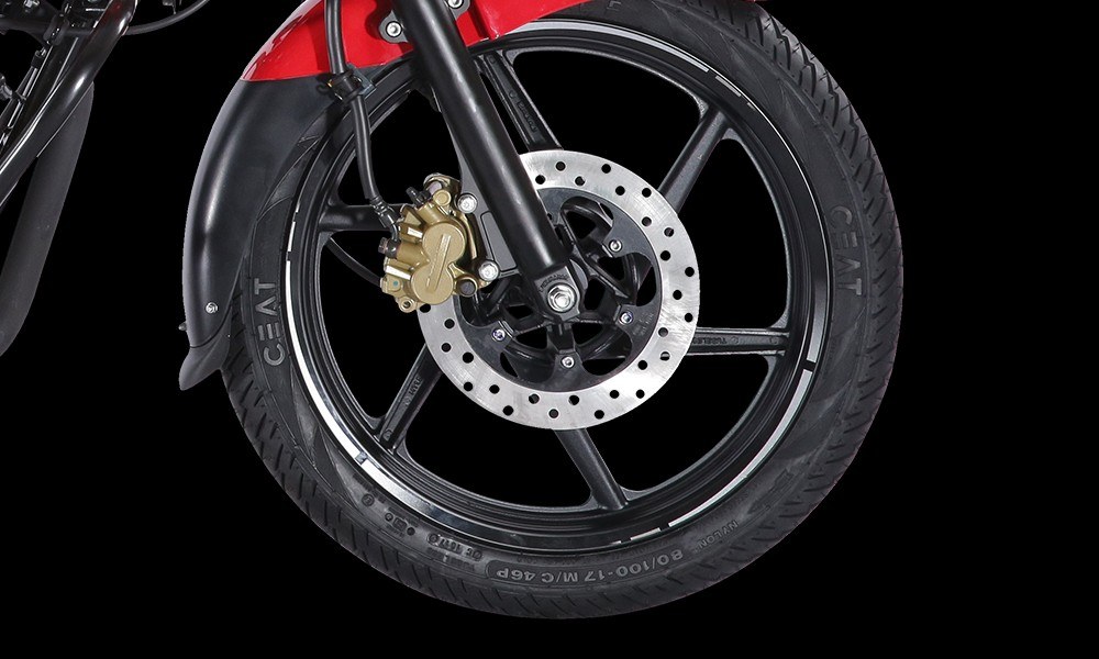 Bajaj Pulsar 150cc Twin Disk Motorcycle Front Tyre and Wheels  