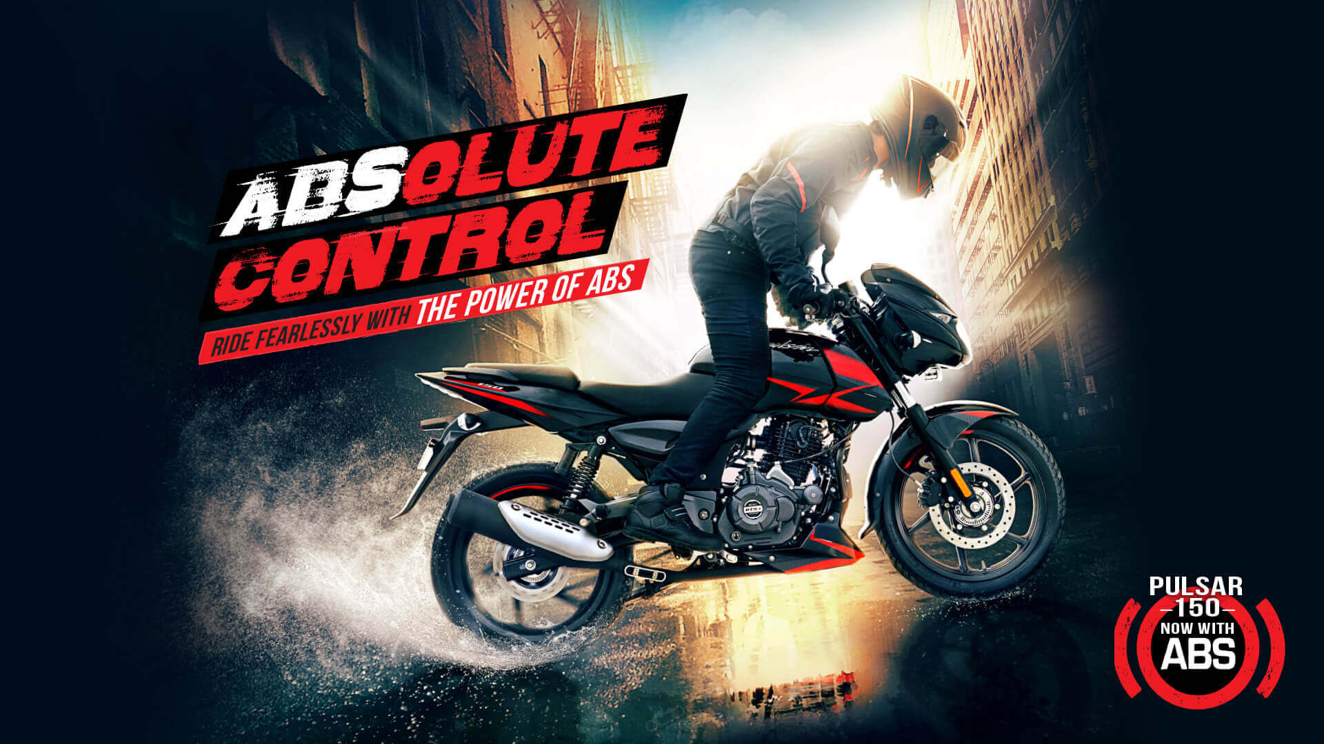Bajaj Pulsar 150 Twin Disc - Now with ABS for Absolute Control