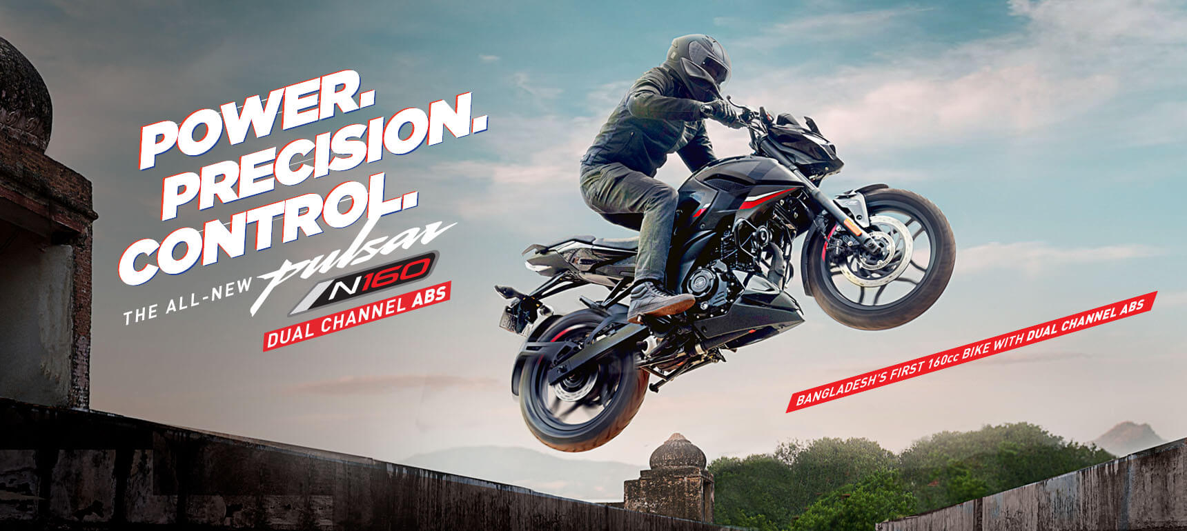 The all-new Pulsar N160 Bangladesh's first 160 cc with Dual Channel ABS is always on Thrill Mode