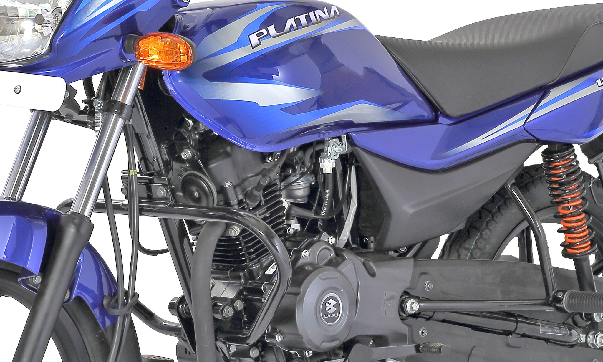 Bajaj Platina Hydraulic Telescopic Fork with SNS Rear Suspension Bajaj Platina Hydraulic Telescopic Fork with SNS Rear Suspension