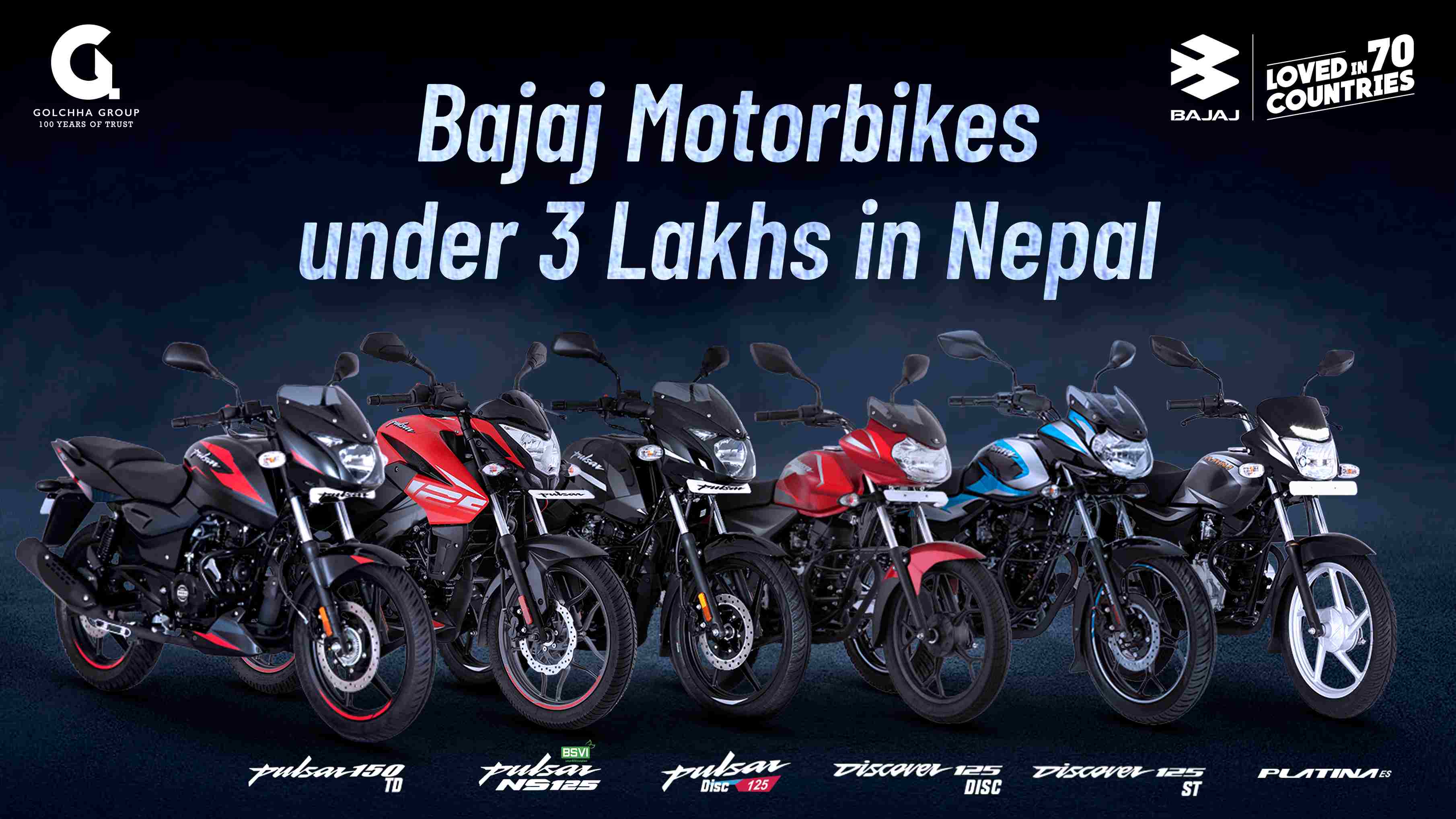 Bajaj Motorbikes Under 3 Lakhs in Nepal
