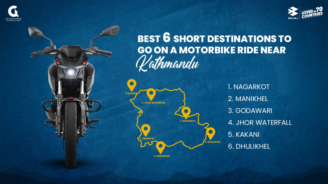 Motorbike ride near kathmandu